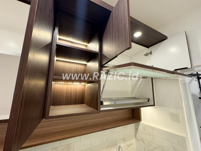 Chef Kitchen Set Galvalum Galvanis Kayu Putih