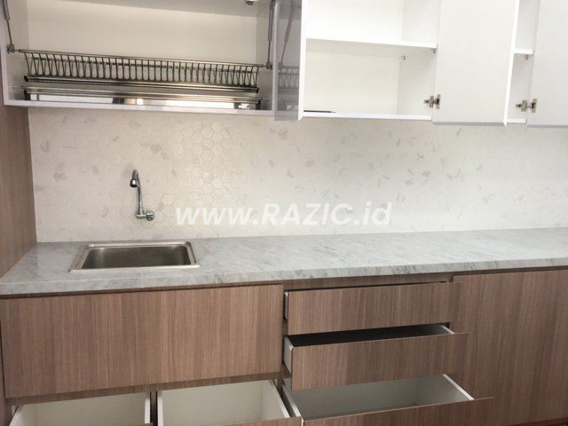 Ikea Kitchen Set Letter L Kayu Putih