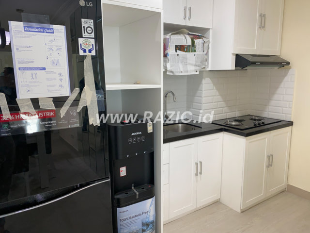 Open Kitchen Set Ergonomi Kayu Putih