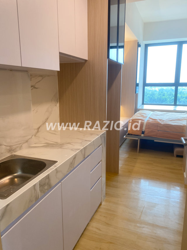 Portable Kitchen Set Japandi Kayu Putih