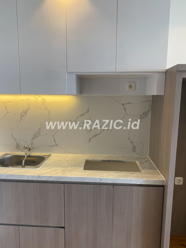 Rak Botol Kitchen Set Abu Abu Kayu Putih