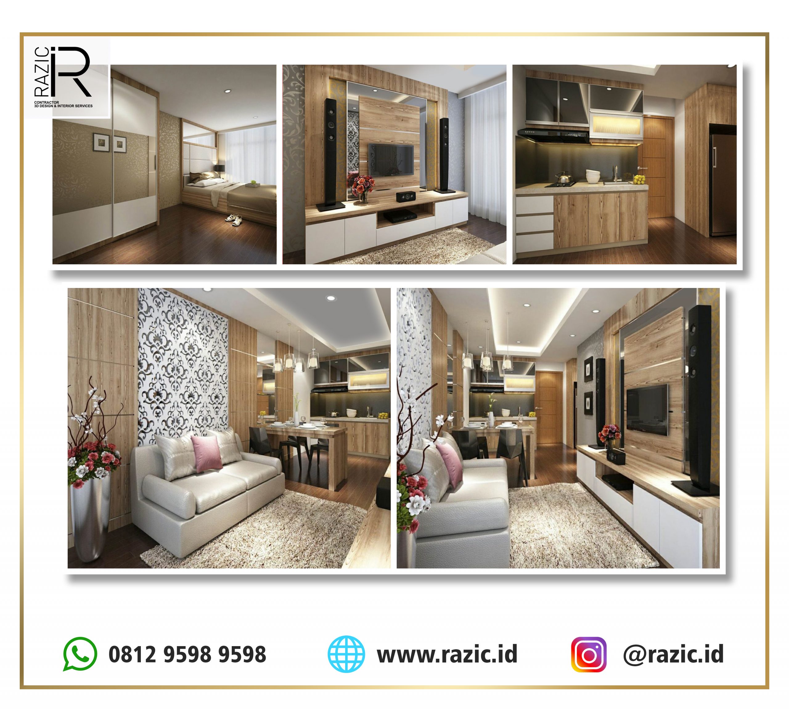0812 9598 9598 Jasa Interior Apartemen Kramat Pela Studio, Desain ...