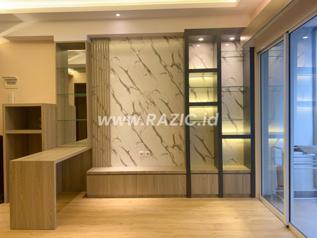 Kabinet Interior Apartemen Sempit Jakarta