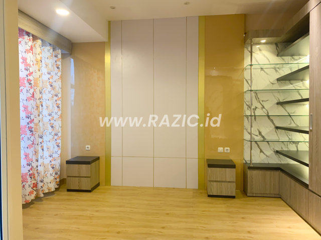 Kamar Anak Interior Apartemen Hijau Sage Jakarta