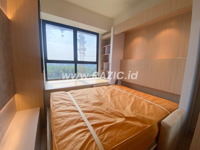 Kamar Tidur Desain Interior Apartemen Memphis Jakarta